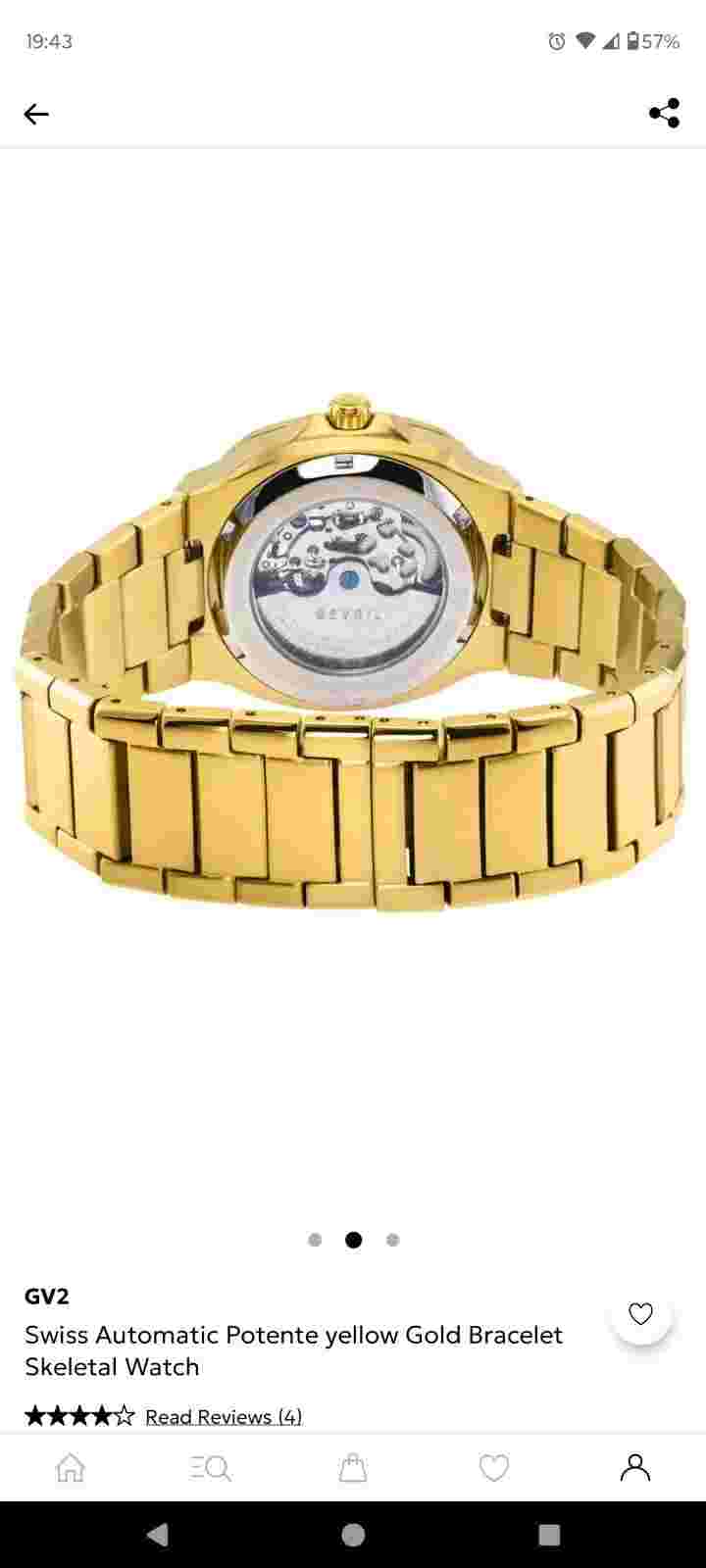Gevril GV2 Potente - Rugged - Skeletal  man's watch.