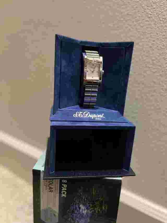 AUTHENTIC S.T. DUPONT GEOMETRY WRISTWATCH 064-132