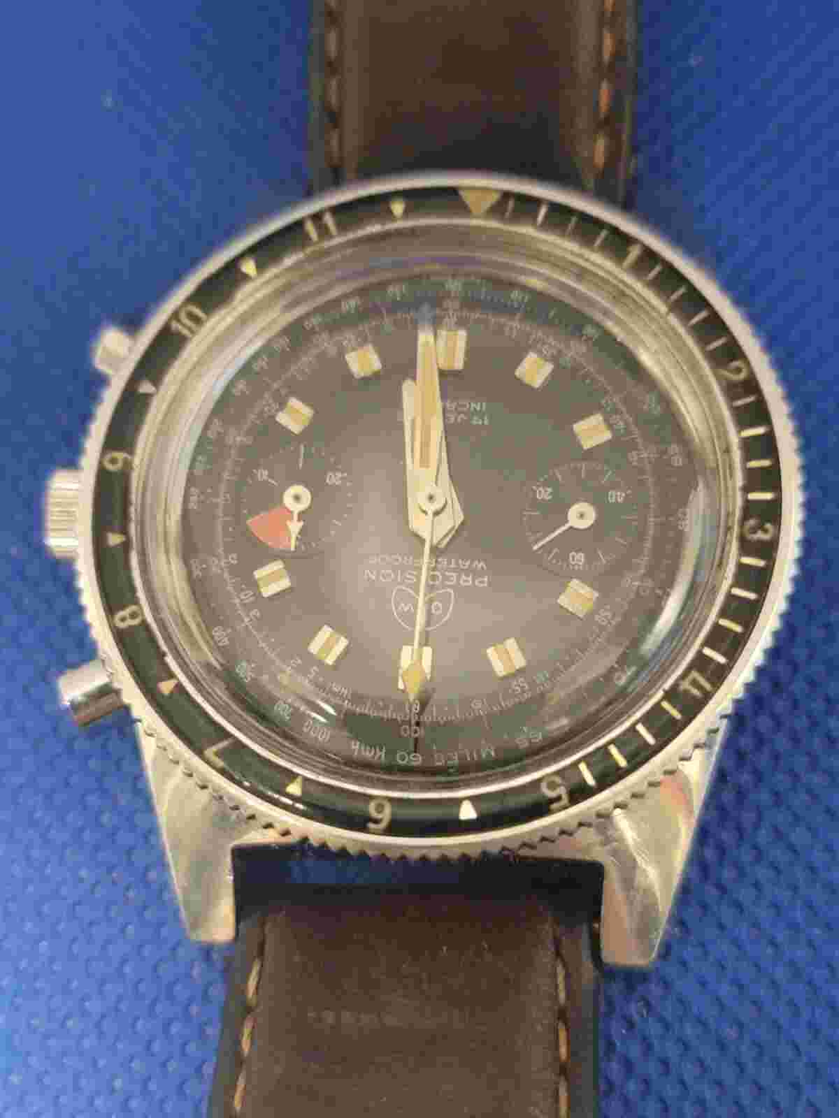 Ollech & Wajs 17 Jewel (Landeron 248) Divers watch c1966