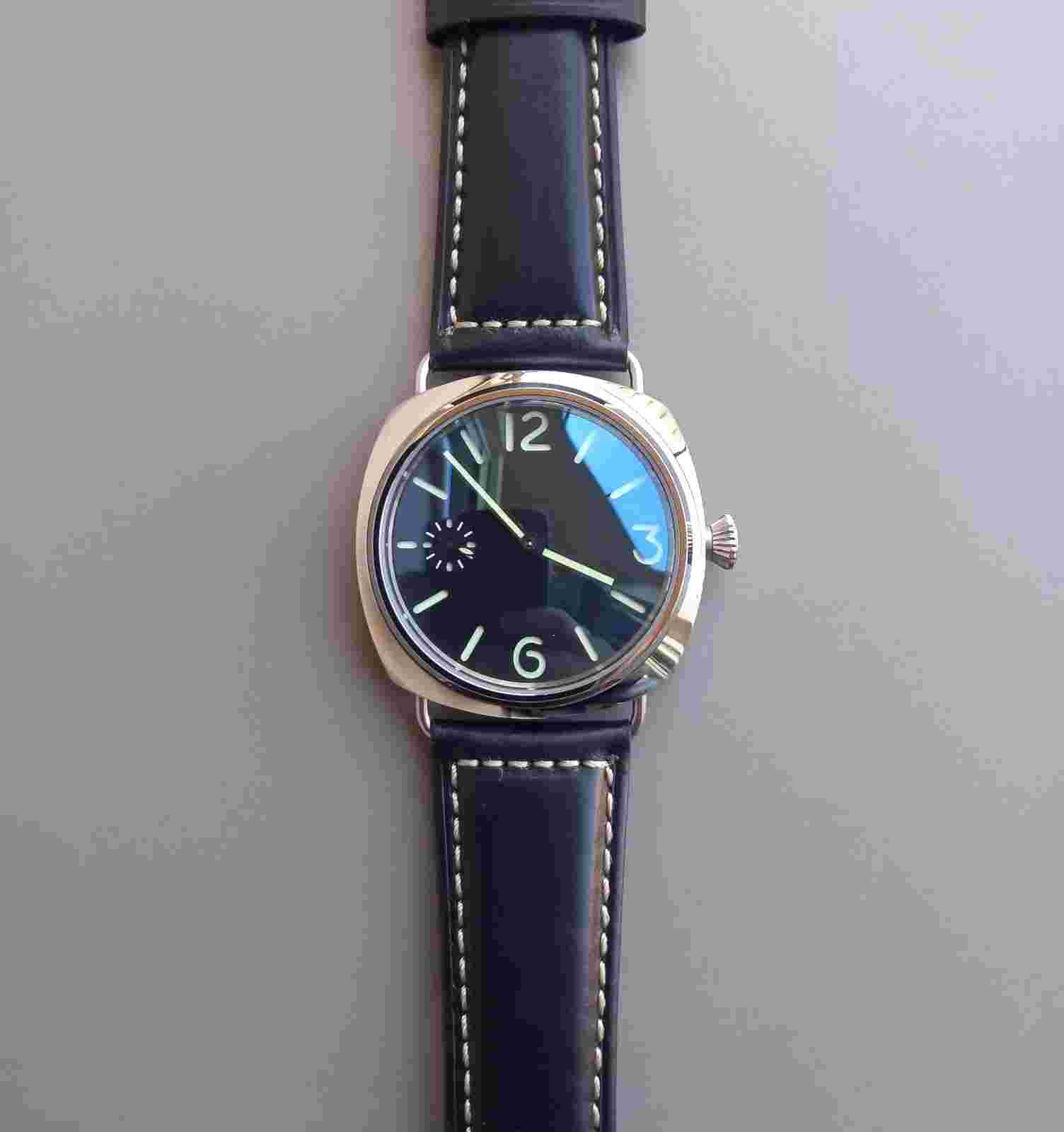 WWII Italian Military Diver Style Watch with Vintage 1967 Molnija Movement 45mm