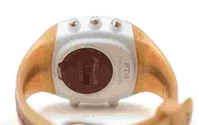 Polar FT4 Heart Rate Monitor Watch Bronze Tone Sports & Outdoors  NEEDS Battery