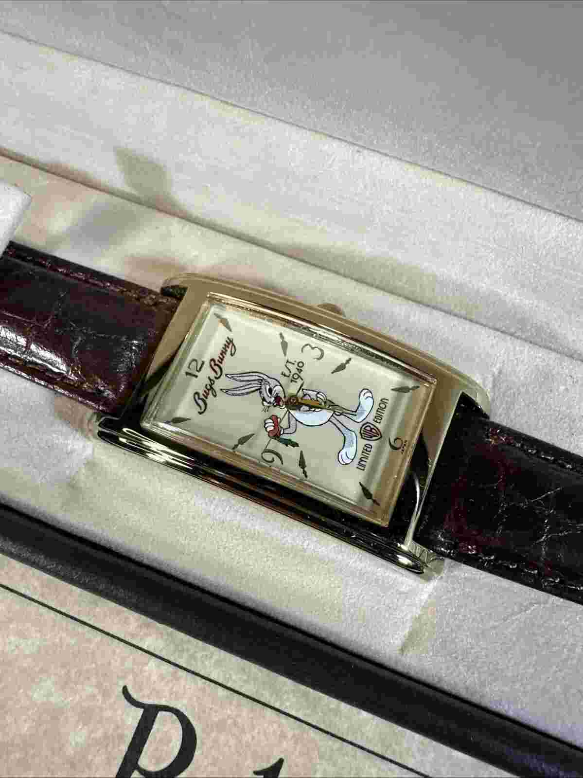 VTG Bugs Bunny ✨Pedre ✨Quartz Watch Limited Edition✨Certificate Of Authenticity✨