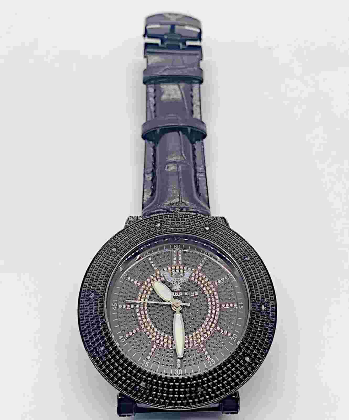 Diamond King Master Of Bling DKB 007 Men's Watch Genuine Diamonds