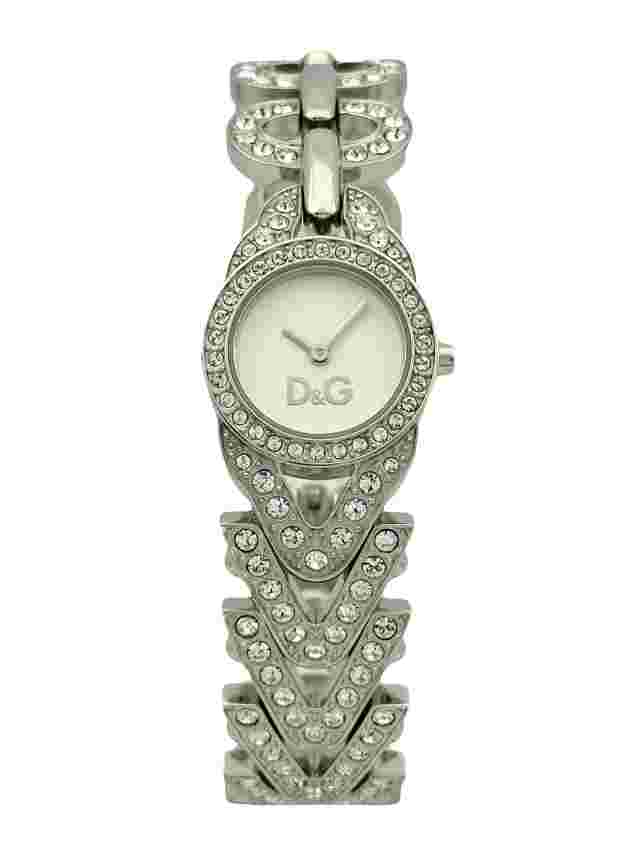 Dolce and Gabbana Women's CACTUS DW0548 Silver Stainless Steel Silver Dial Watch