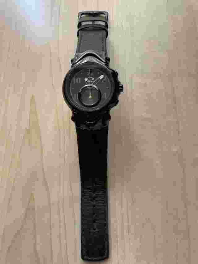 OAKLEY Judge II Black Discontinued Fashion Accessories analog Watches Used VG
