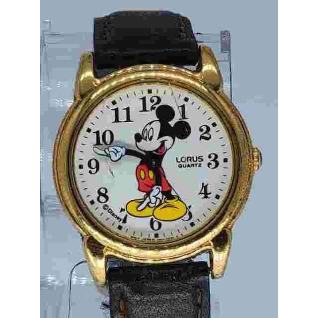 Vintage Lorus V501-0A130 R1 Disney Mickey Mouse Big Dial Watch 27mm