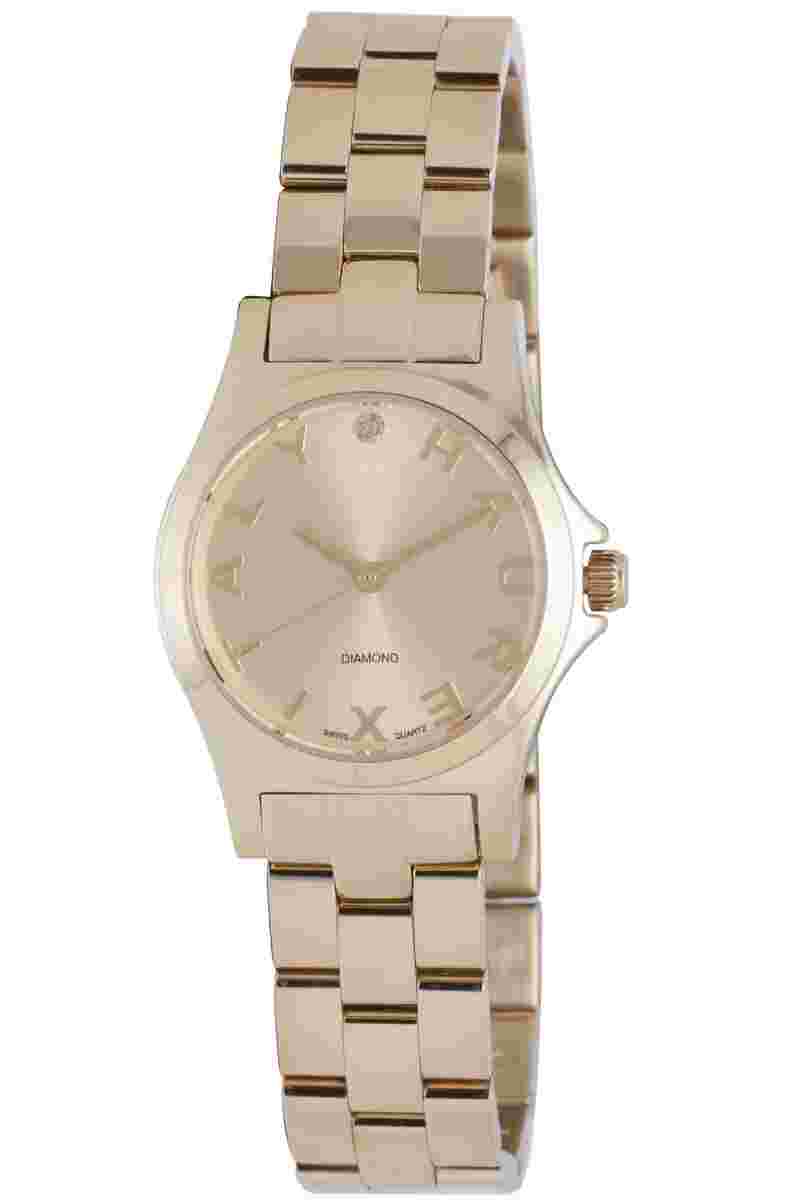 Haurex Italy Women's 7Y505DCS City Diamond Yellow Gold IP Stainless Steel Watch
