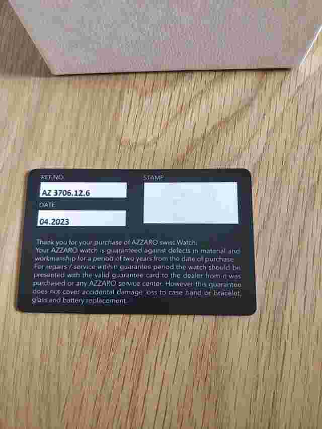 Azzaro - Swiss Diamond Watch - AZ3706.12.6