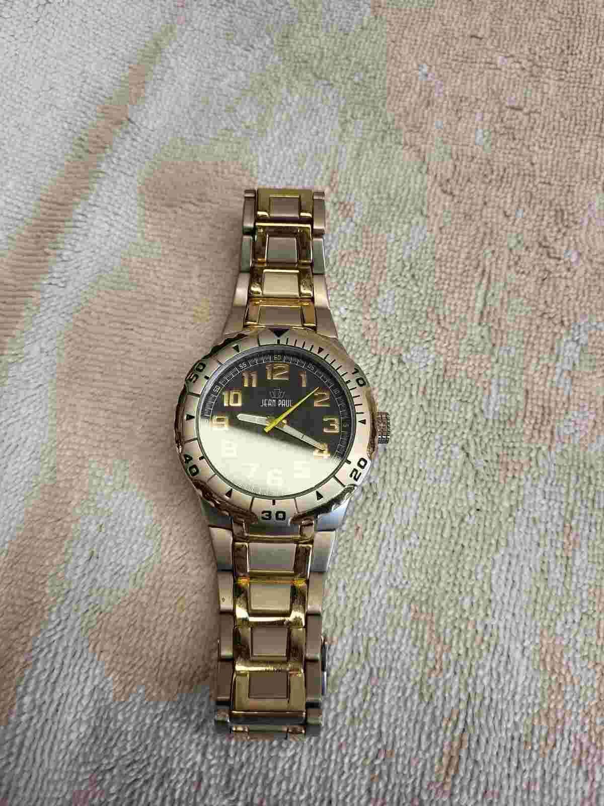Vintage Jean Paul men's watch Quartz. Working New Battery!! Japan Movement