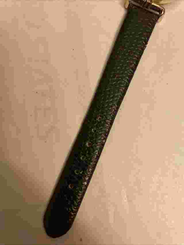 Vintage Haband Women's Quartz Watch.  leather Steel back new battery