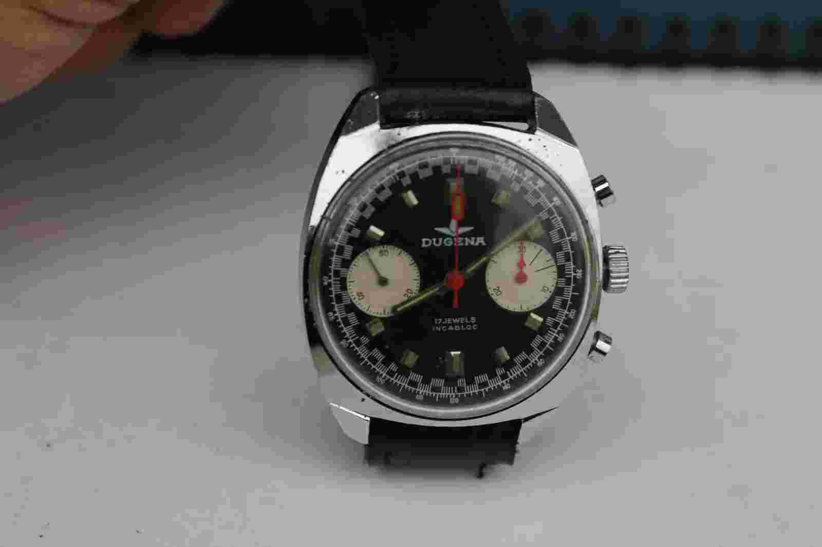 Vintage Swiss Chronograph  Dugena Wrist Watch Cal. 7733 (4002)