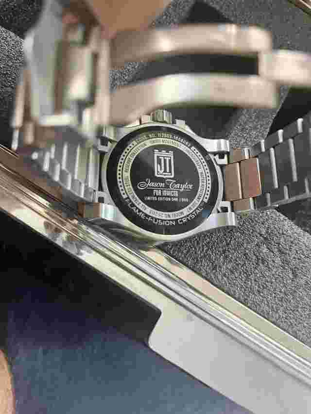 Invicta Jason Taylor Limited Edition Silver Number #46/999