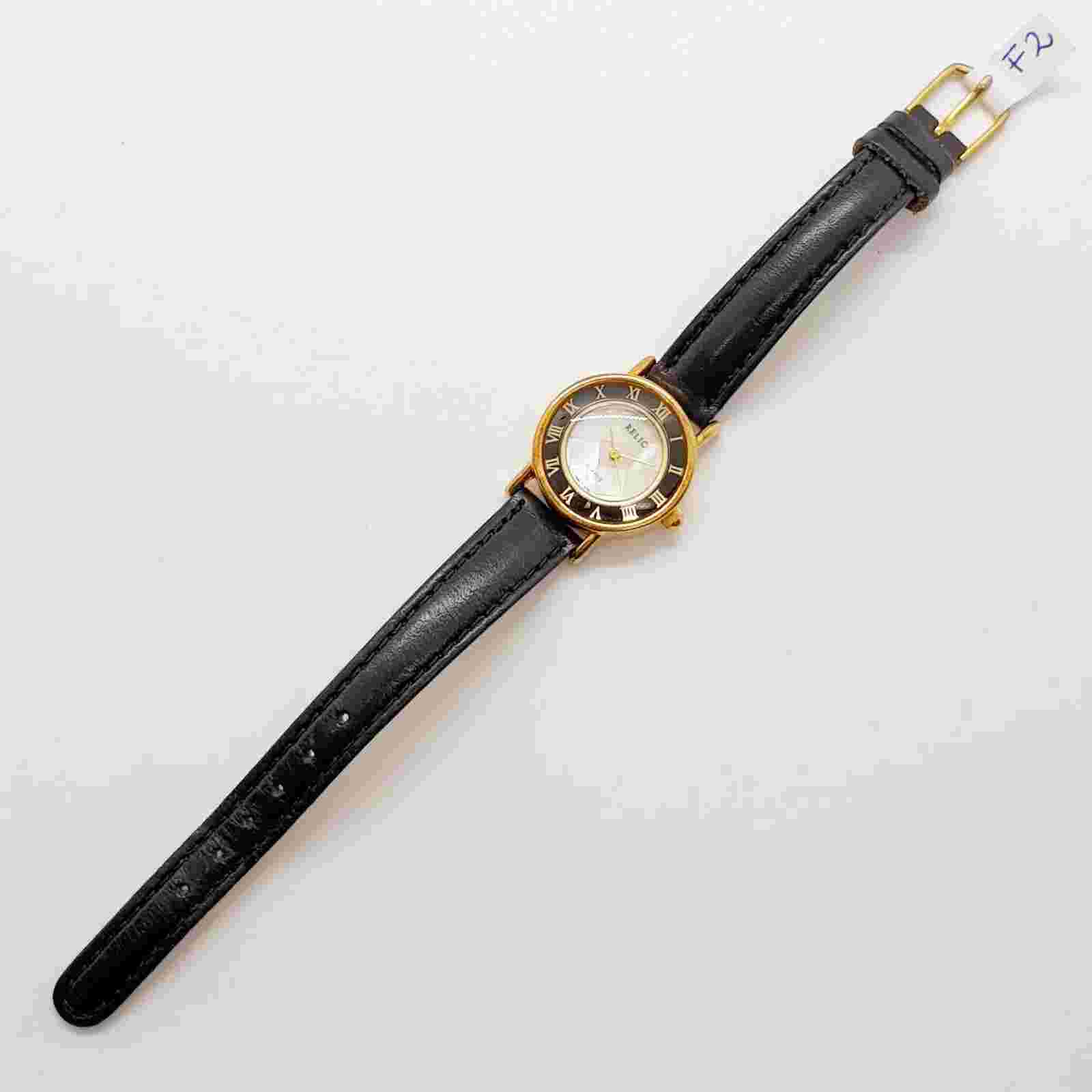 Vintage Relic by Fossil Watch for Women with Roman Numerals, Rare Fossil Watch