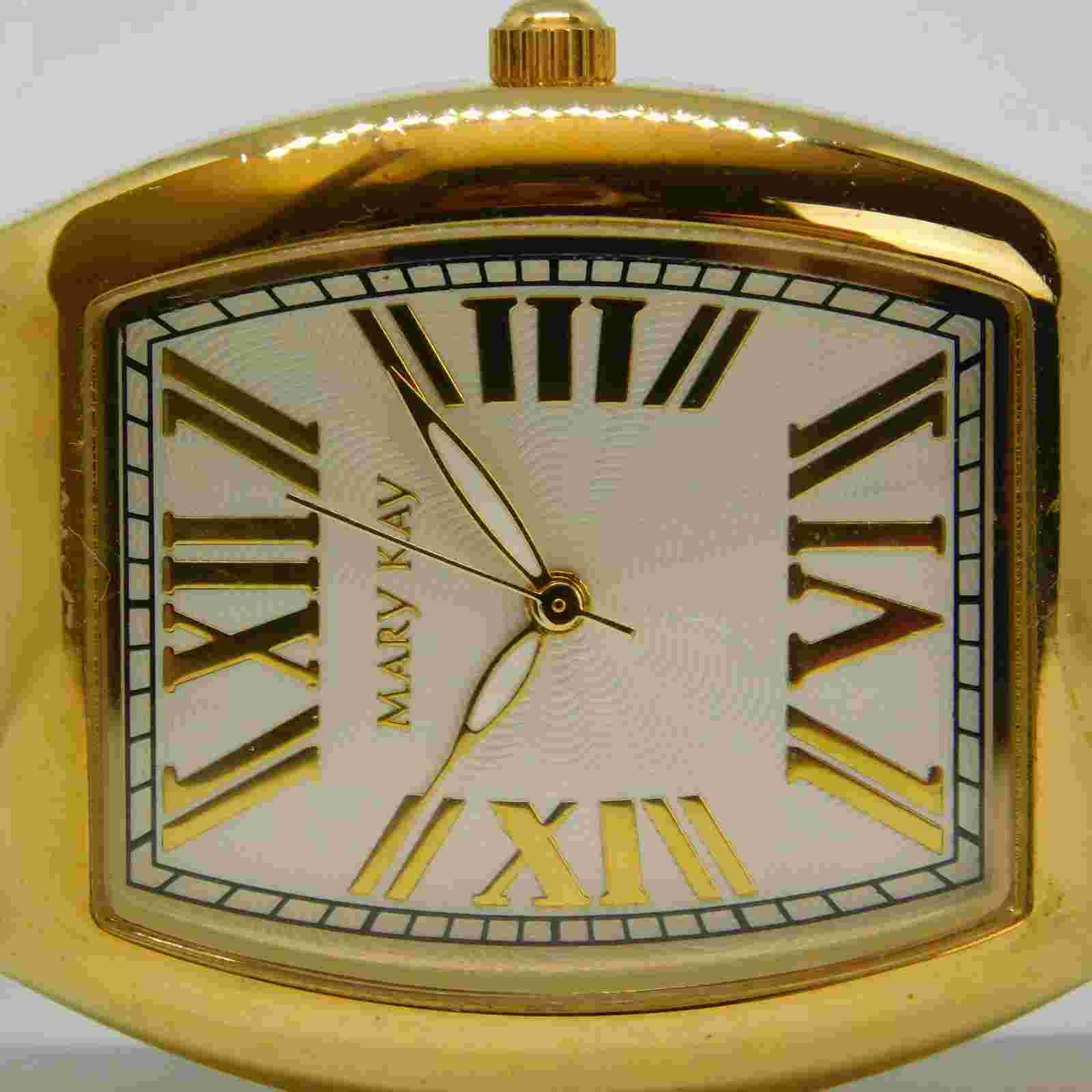 Mary Kay Blue Tone Band Quartz Analog Women's Watch New Battery