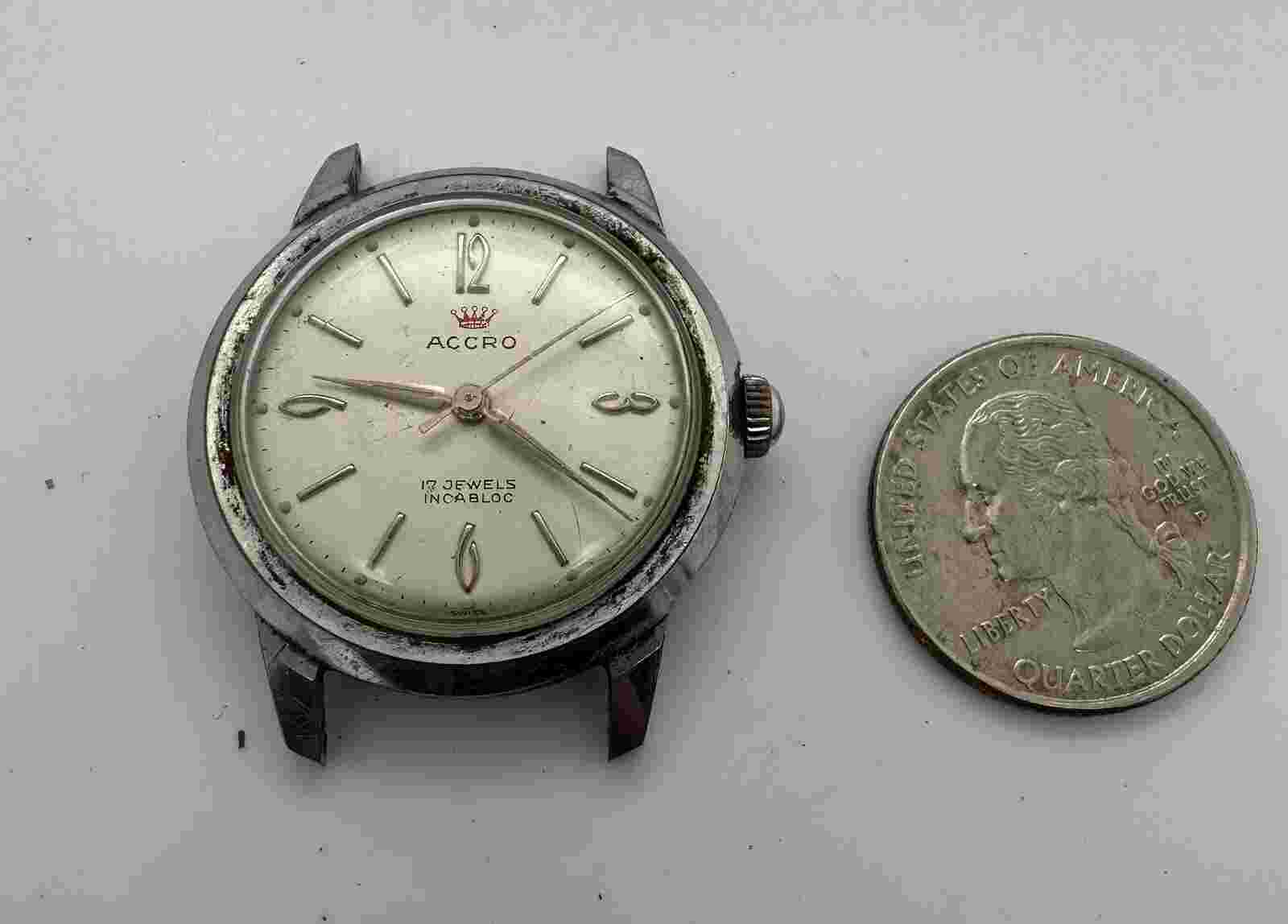 Men’s Vintage Accro 17j Manual Wind Wristwatch