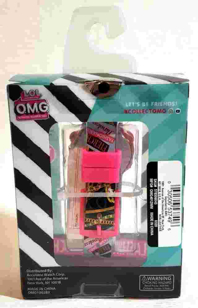 NEW "LOL Surprise OMG Flashing LCD Digital Watch" Girls-Pink & Aqua Face & Band