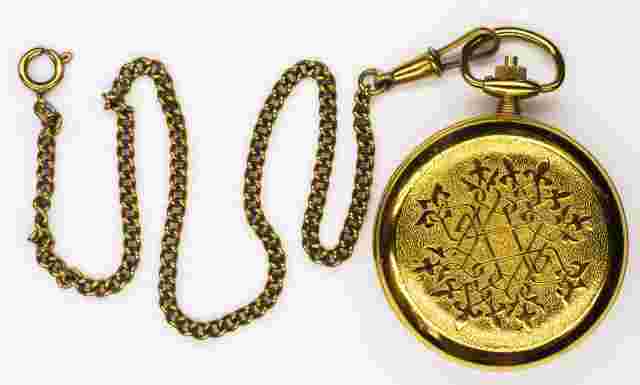 Vintage Vympel "Belaya Rus" mechanical 2609 pocketwatch USSR