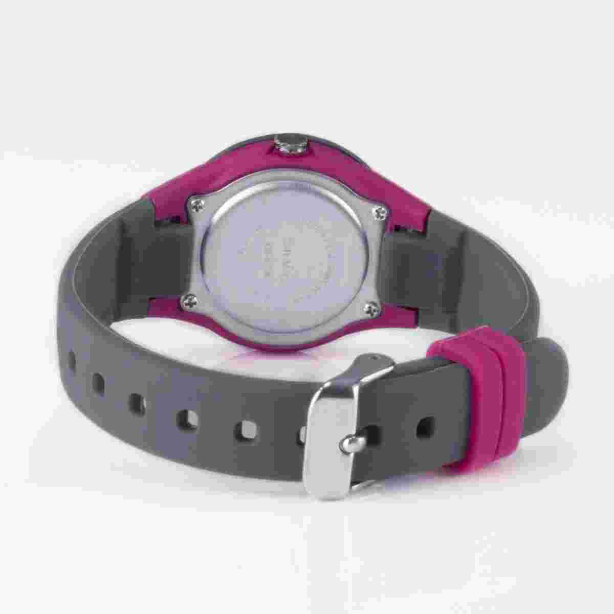 SINAR Youth Watch Children Wrist Analog Quartz Silicone Band XB-47-8 Grey Pink