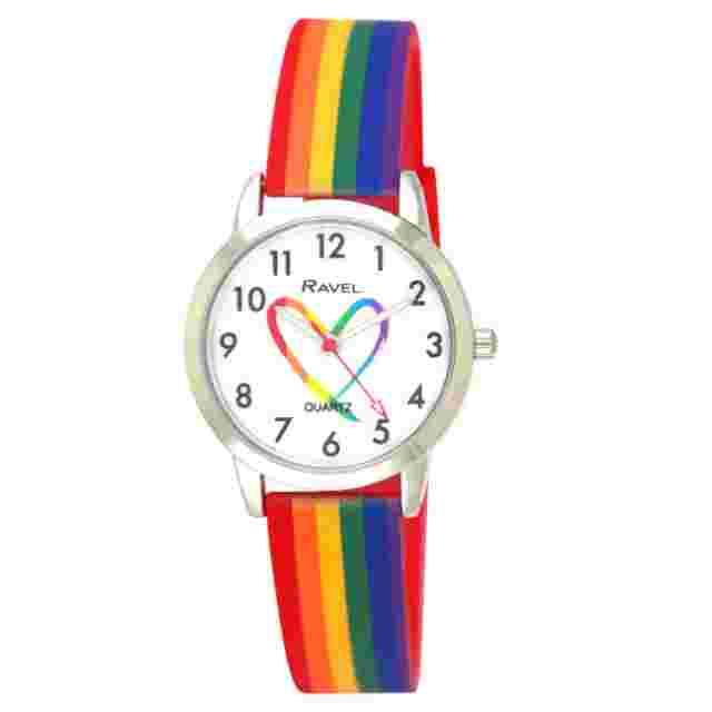 Pride Matters Silicone Quartz Watch - Multicoloured  Rainbow Strap