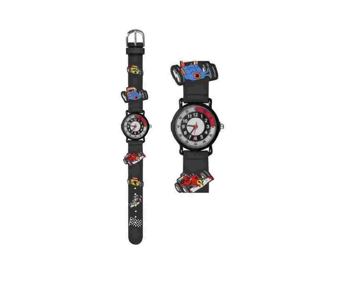 BB Klostermann Child's Watch Race Cars Boys Wrist Quartz Teaching Analogue