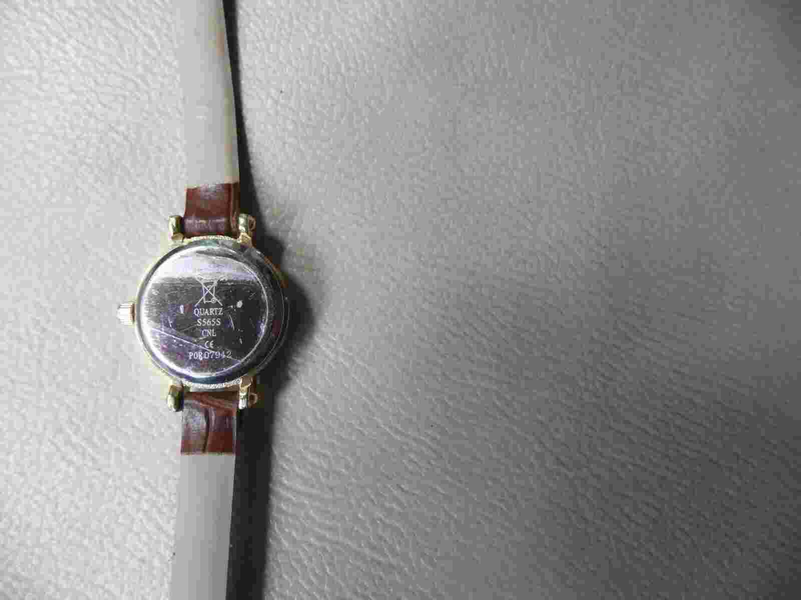 PHILIP MERCIER WOMENS DIAMANTE QUARTZ BATTERY WATCH NEEDS REPLACEMENT STRAP