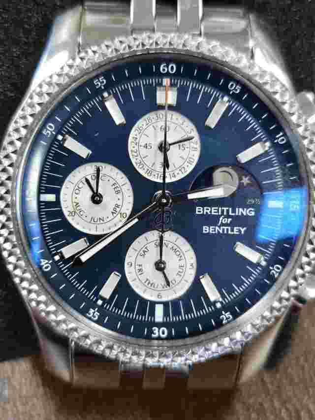 Breitling for Bentley Silver Men's Watch - P19362