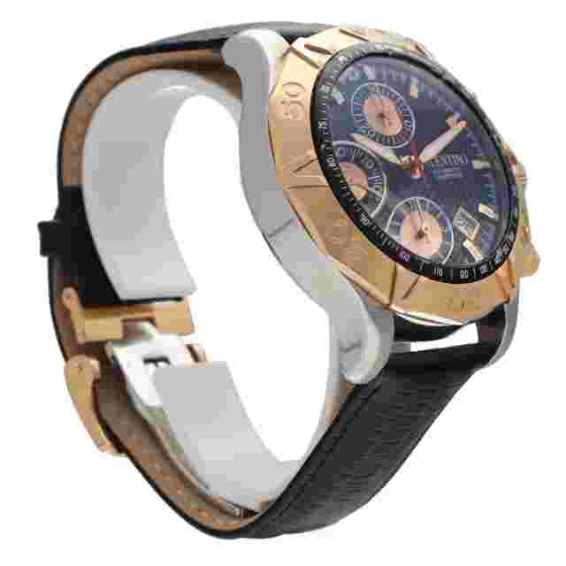 Valentino Homme V41 Chrono Rose Gold Steel 45 mm Leather Automatic Men's Watch