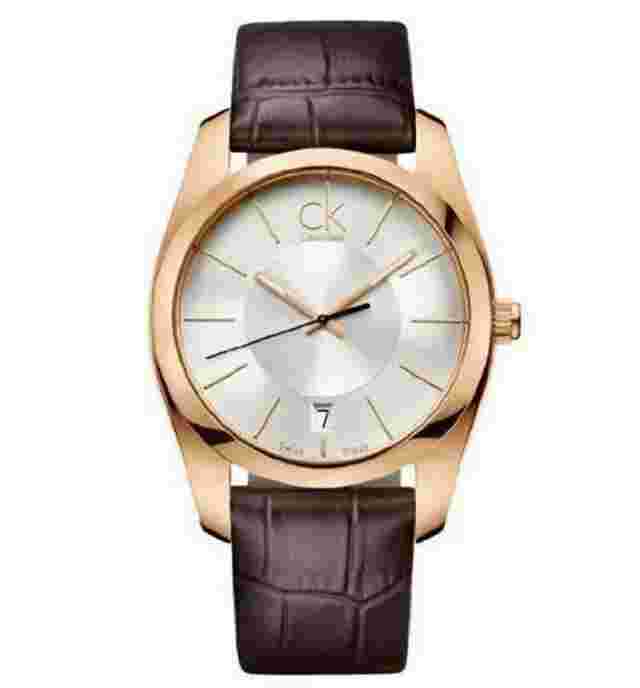 Calvin Klein Strive Leather Strap Men's Watch K0K21620
