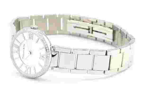 TIFFANY&Co. Atlas 2-hand 24mm ladies watch From Japan G0105