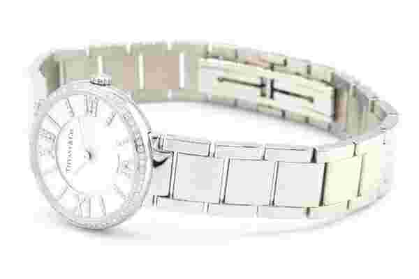 TIFFANY&Co. Atlas 2-hand 24mm ladies watch From Japan G0105