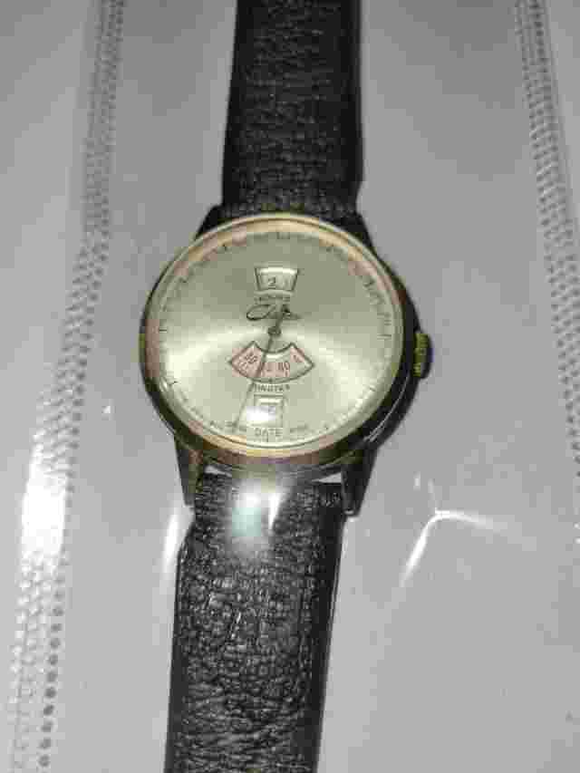 CHATEAU JUMP HOURS WINDING AGED DIAL SWISS MEN'S FULL WORKING VINTAGE