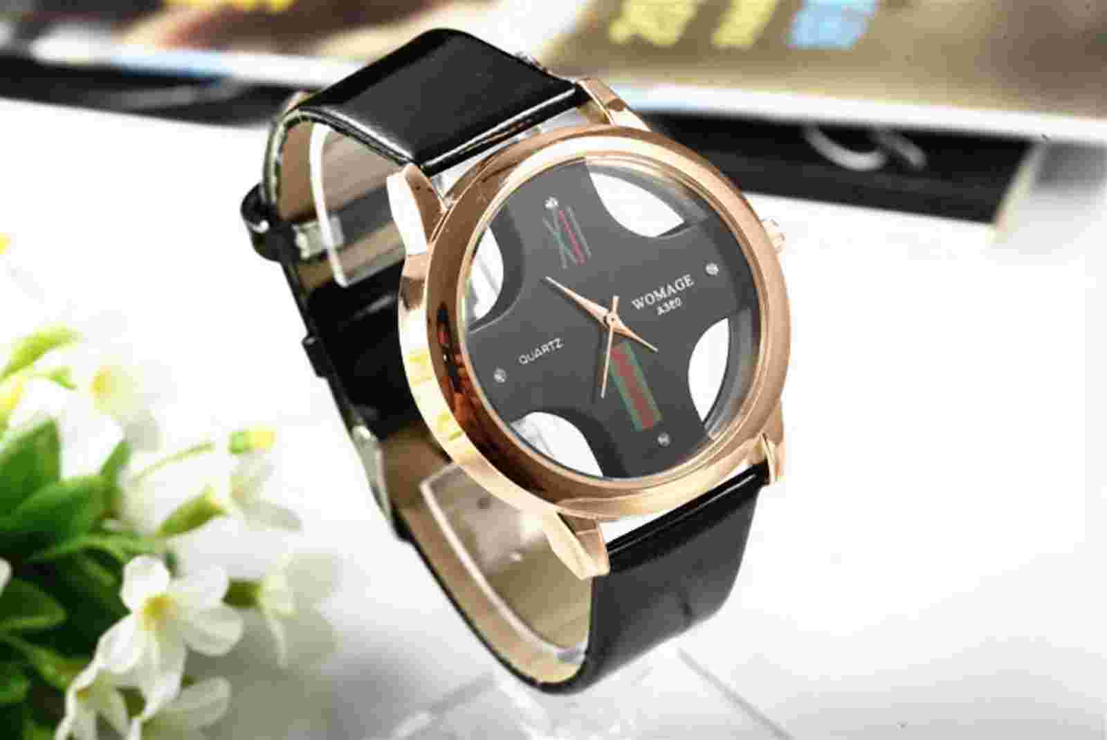 2016 Luxury Brand Watch Leather Band Sport Watches Men Watch Fashion Cross Desig