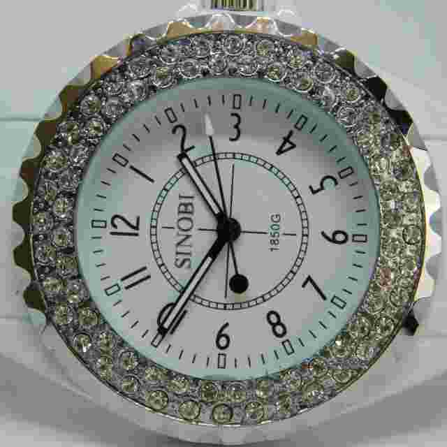 Sinobi 1850G Watch All White Men Stainless Steel CA52