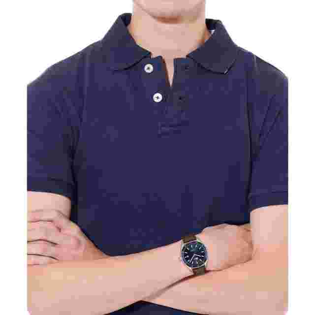 New Leather Watch Lacoste Men's Boston Automatique Watch 44mm (2011377)