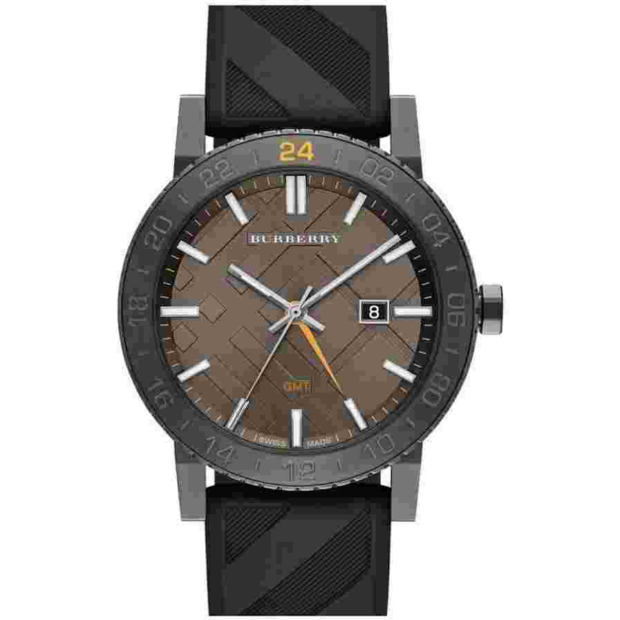 BURBERRY Men's BU9341 'The New City' GMT 42mm Watch 130112