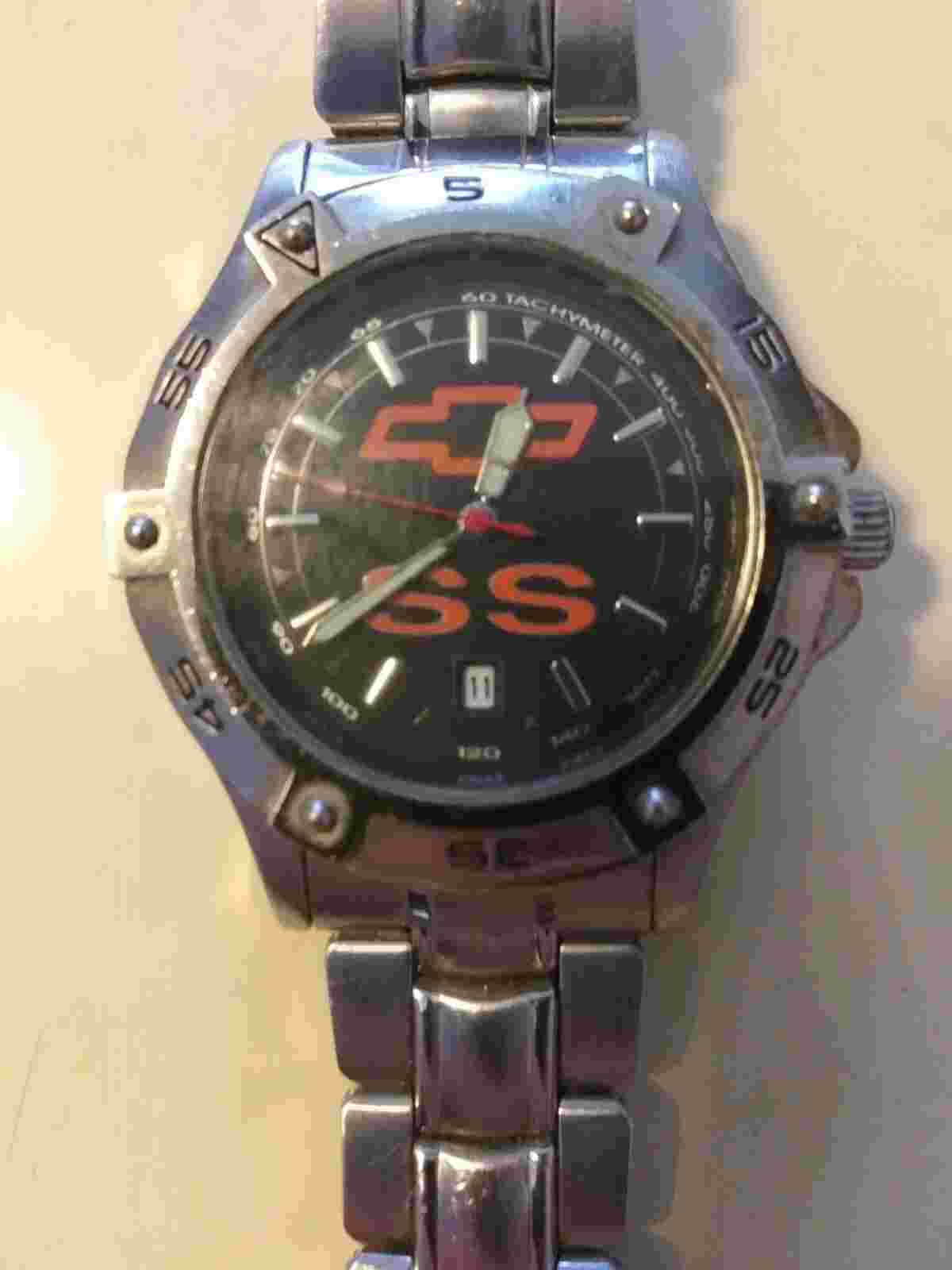 Cheverolet "SS" Quartz Wristwatch GM Official License Product Original Packing