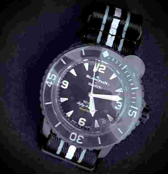 BLANCPAIN x SWATCH OCEAN OF STORMS SCUBA FIFTY FATHOMS 42.3mm NEW W TAGS PAPERS!