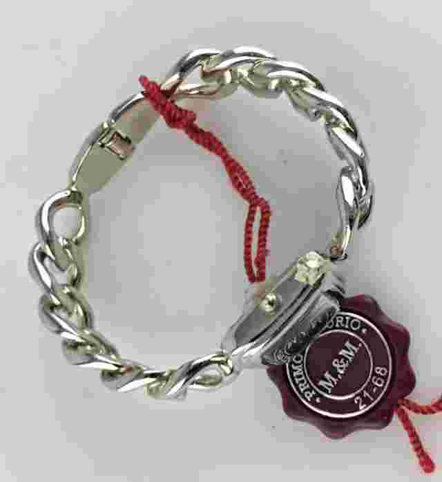 M&M Primo Emporio Quartz Watch For Women 20 Mm Rigid Bracelet In Steel New
