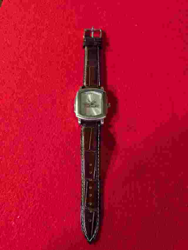 RARE MCDONLDS RESTAURANT GOLDEN ARCHES MEN WATCH MARCEL CO. LEATHER BAND