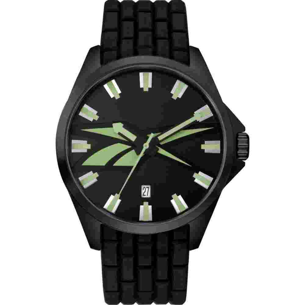 Reebok Primary Black Dial And Silicone Strap Men Watch RV-PRM-G3-SBIB-BZ