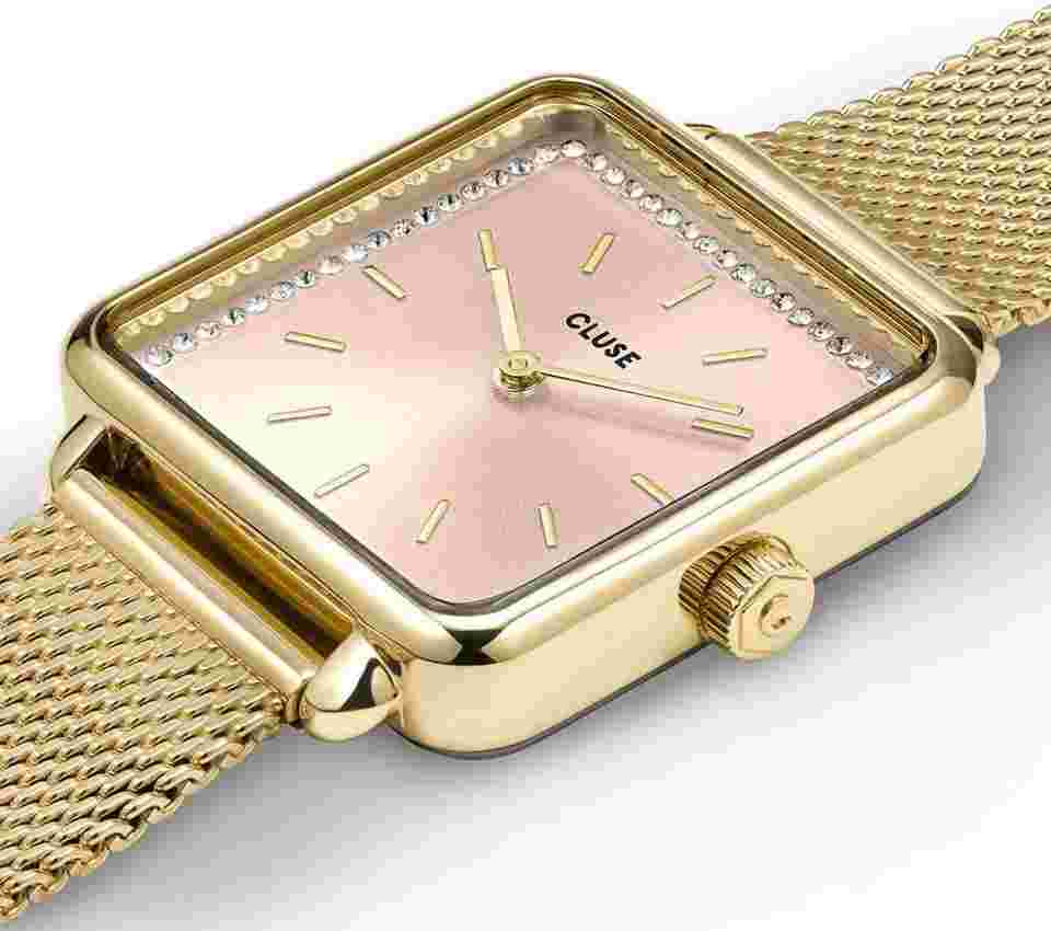 [CLUSE] Watch La Tétragone CG10322 Women's Gold