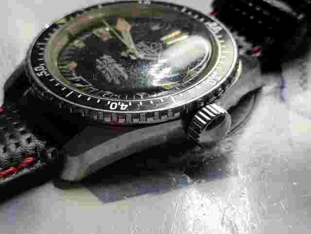 Mondaine Diver Antigo Gold Salmon 200 M Felsa 4007n Raro