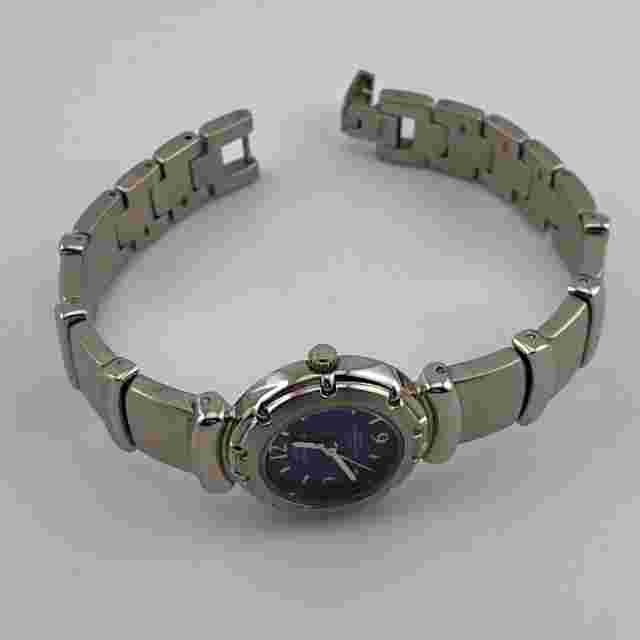 Jones New York Watch Womens 25mm Case Blue Dial Quartz Three Hands Analog