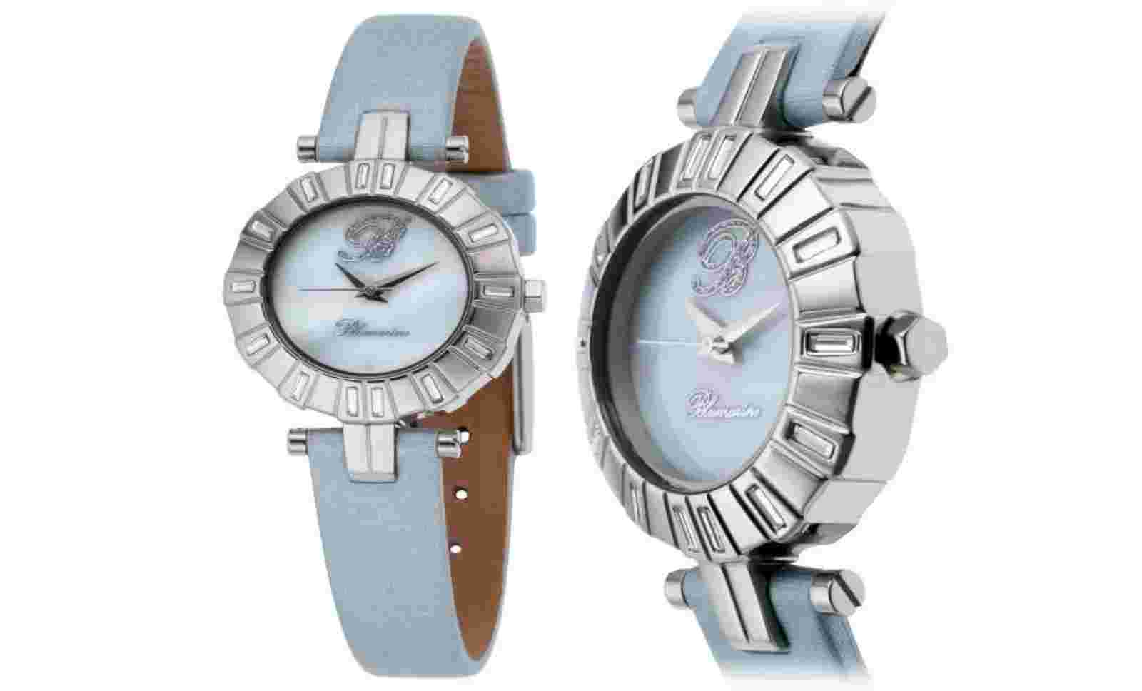 NEW Bluemarine 3151L Womens Mother Of Pearl Watch Blue Swarovski blumarine MOP