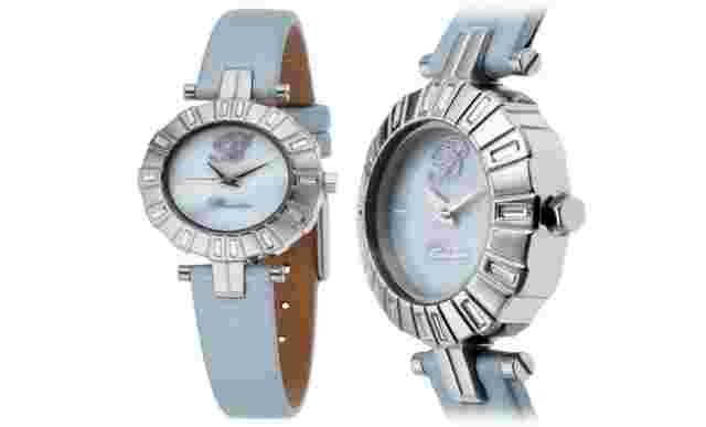 NEW Bluemarine 3151L Womens Mother Of Pearl Watch Blue Swarovski blumarine MOP