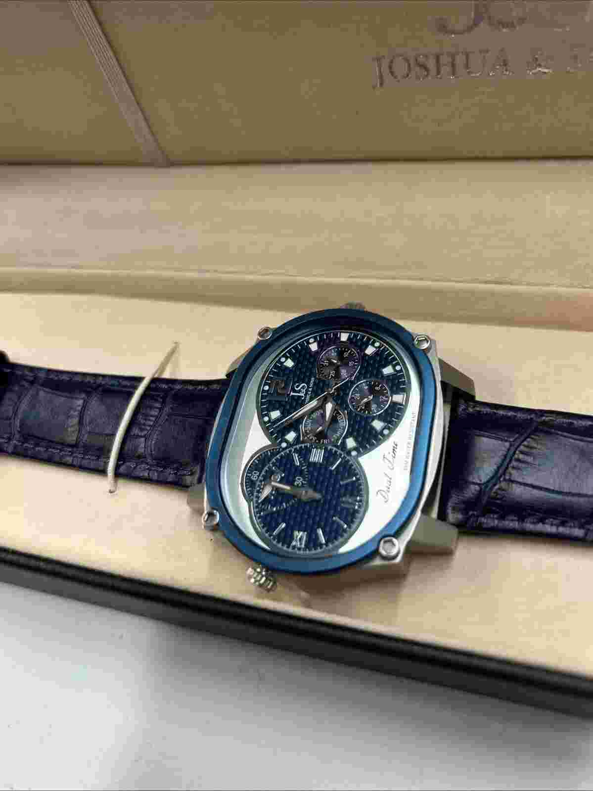 Navigator Dual Time Zone Multifunction Leather JS-29