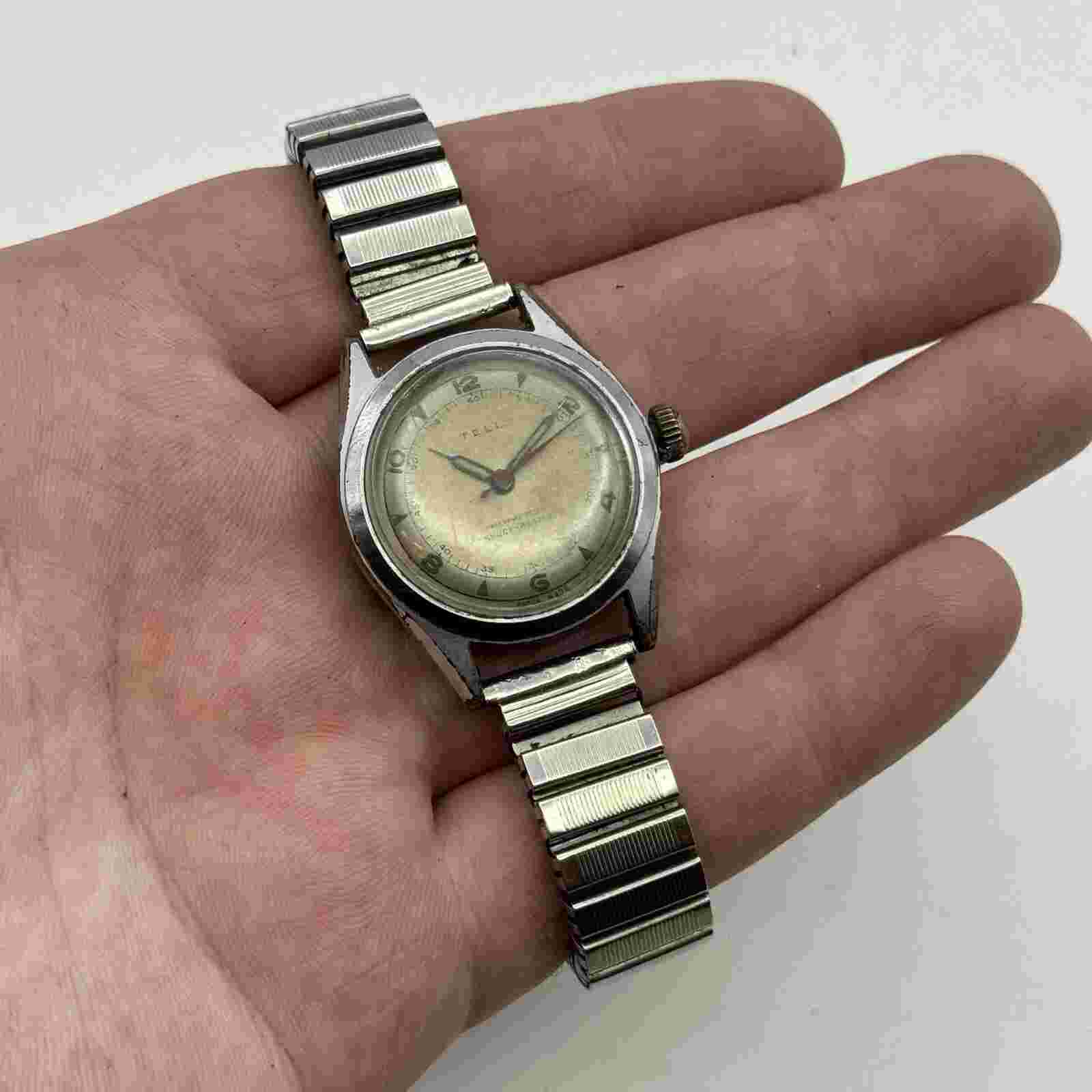 29mm Ladies Military Tell Shock Resist Sweep Seconds Wristwatch Runs To Restore