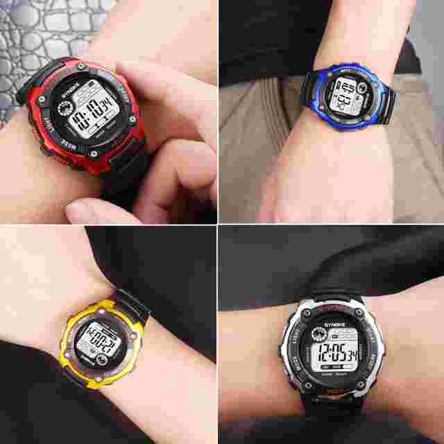 Boy Kids Waterproof Digital Watches Swim Sports Wrist Watch with Led,Alarm Child
