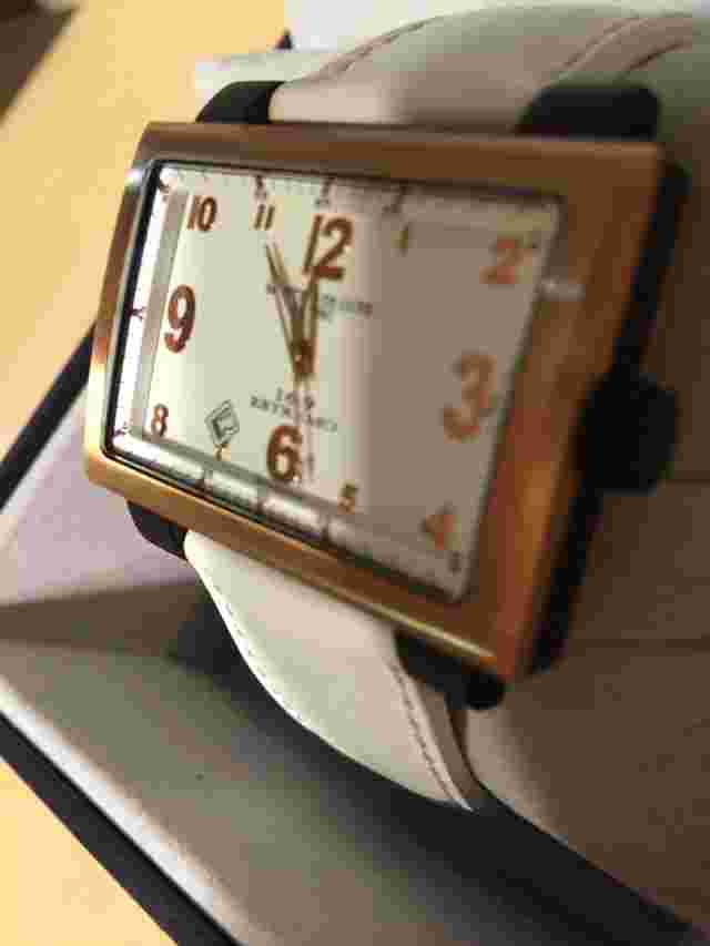 Montres De Luxe 16:9 estremo white rose gold Quartz Dial Watch NEW in  Box