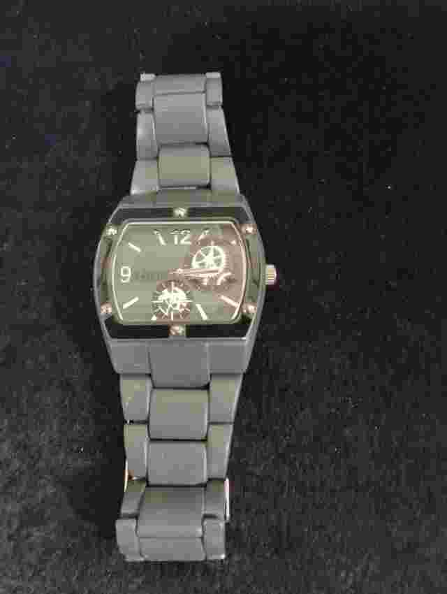 ZOO YORK Watch Men's Gray Tone Steel Bracelet Gray Dial Analog